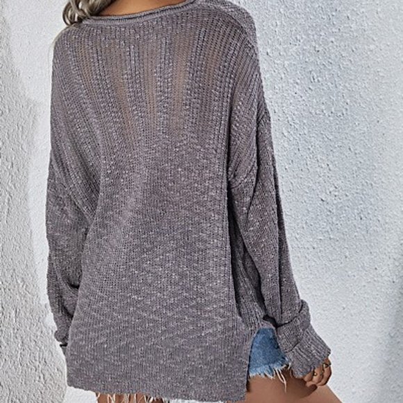 new MISS SPARKLING designer BOHEMIAN WESTERN sweater cream SM-XL shabby chic - Picture 5 of 5